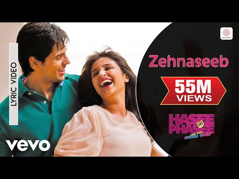 Zehnaseeb Lyric Video - Hasee Toh Phasee|Parineeti, Sidharth|Chinmayi S, Shekhar Ravjiani