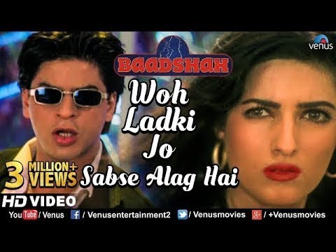 Woh Ladki Jo -HD VIDEO | Shahrukh Khan &amp; Twinkle Khanna | Baadshah