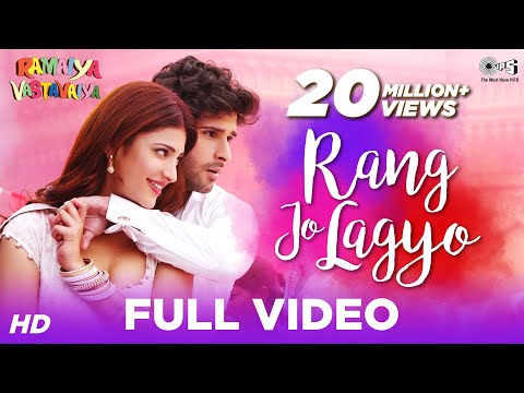 Rang Jo Lagyo (Special Edition) - Ramaiya Vastavaiya | Girish Kumar, Shruti Haasan | Atif &amp; Shreya